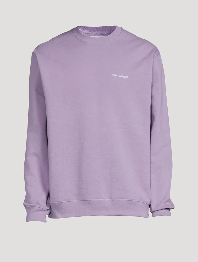Cotton Fleece Crewneck Sweatshirt