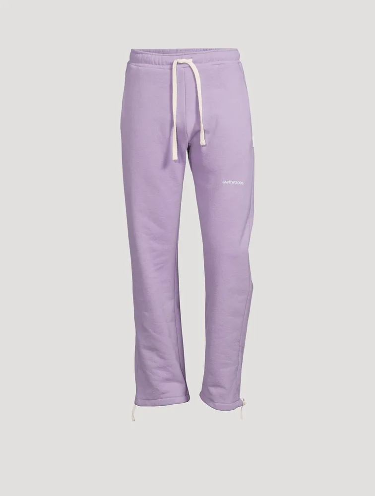 Cotton Fleece Drawstring Sweatpants