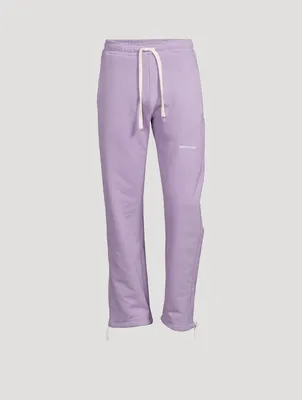 Cotton Fleece Drawstring Sweatpants
