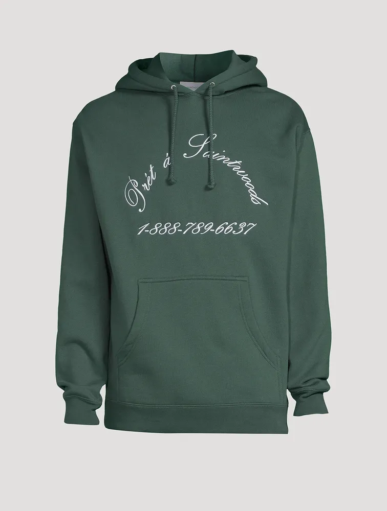 Bad French Cotton Fleece Hoodie