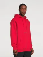 Cotton Fleece Logo Hoodie
