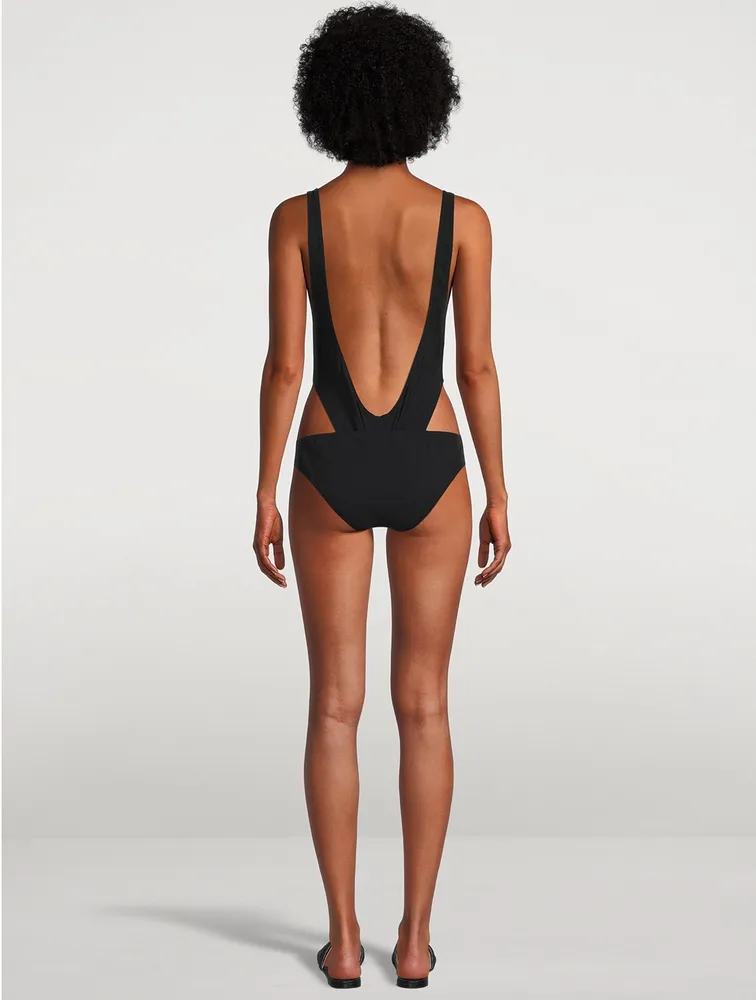 Cut-Out One-Piece Swimsuit