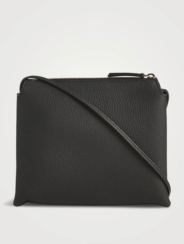 Mini Twin Leather Crossbody Bag