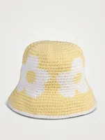 Crochet Flower Bucket Hat