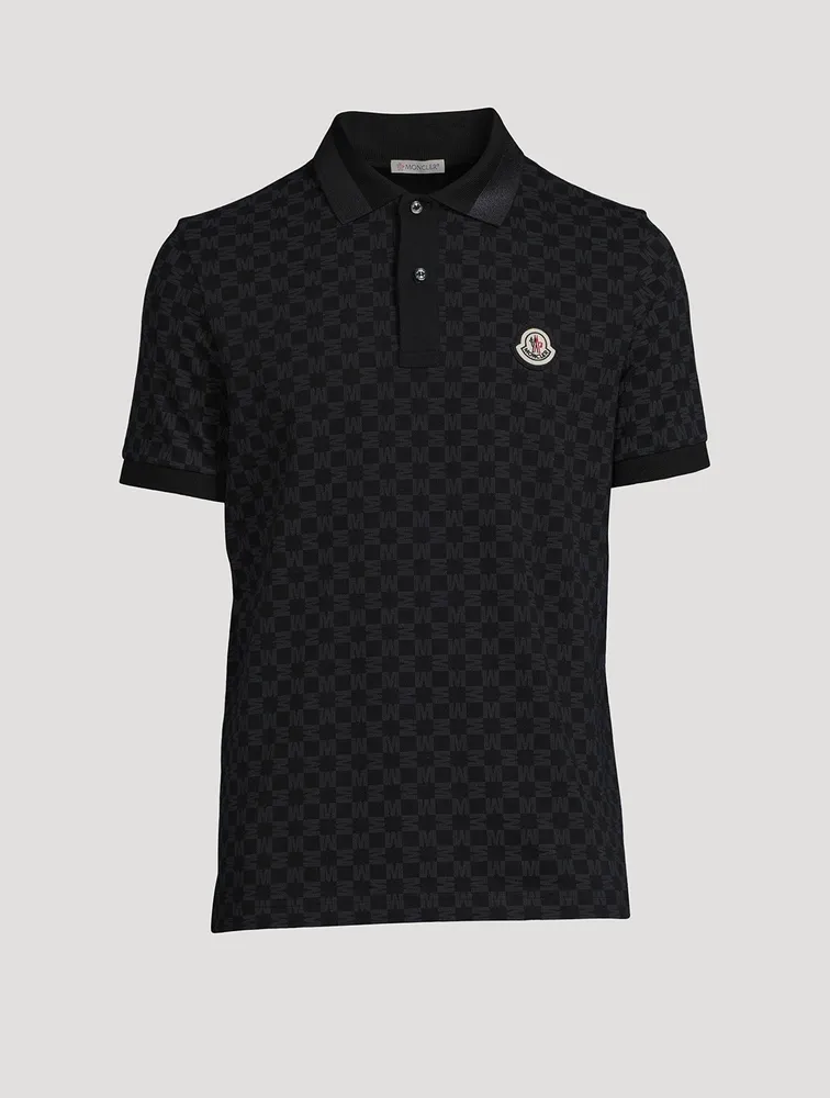 Polo Shirt Monogram Print