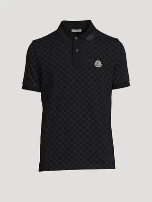 Polo Shirt Monogram Print