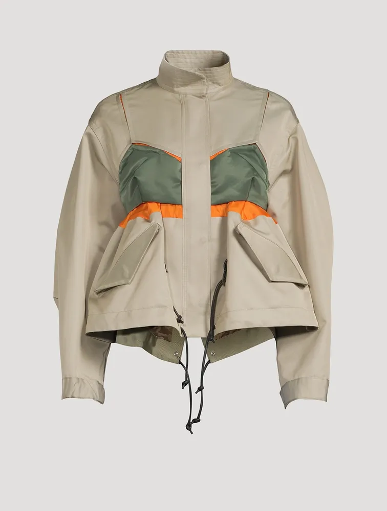 Cotton Gabardine Mix Jacket