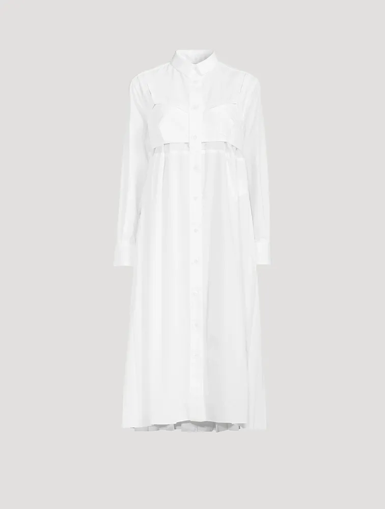 Poplin Shirt Dress