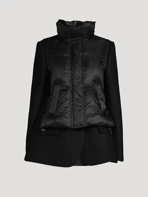 Wool x Nylon Padded Jacket
