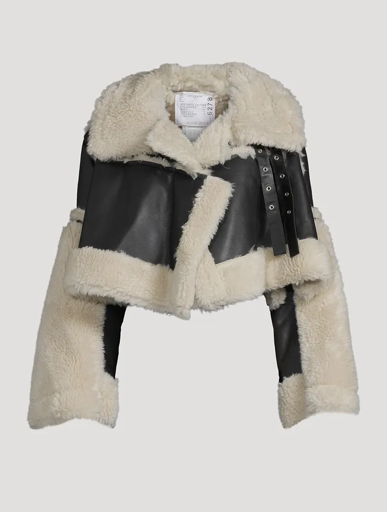 Faux Shearling Blouson