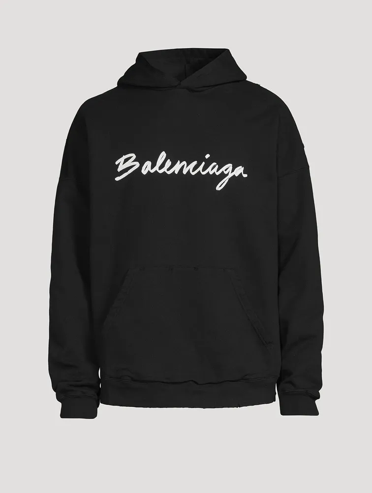 Brush Logo Oversized Hoodie
