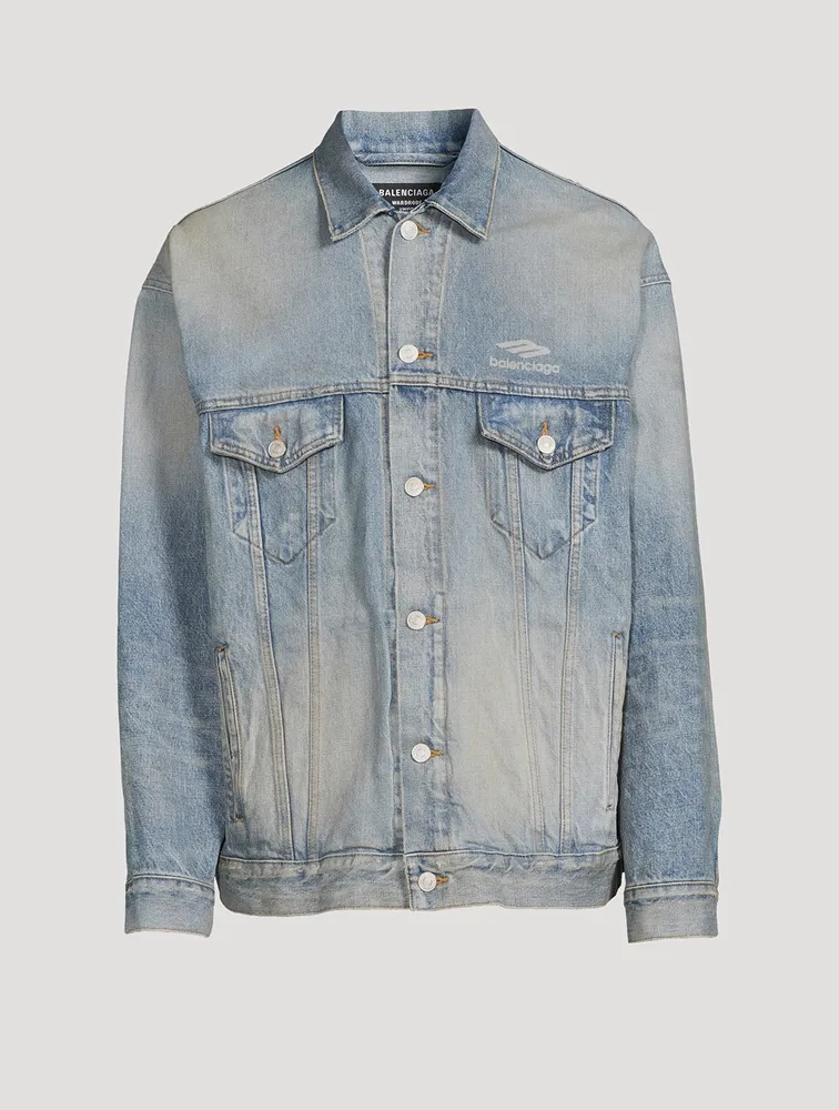 3B Sports Oversized Denim Jacket