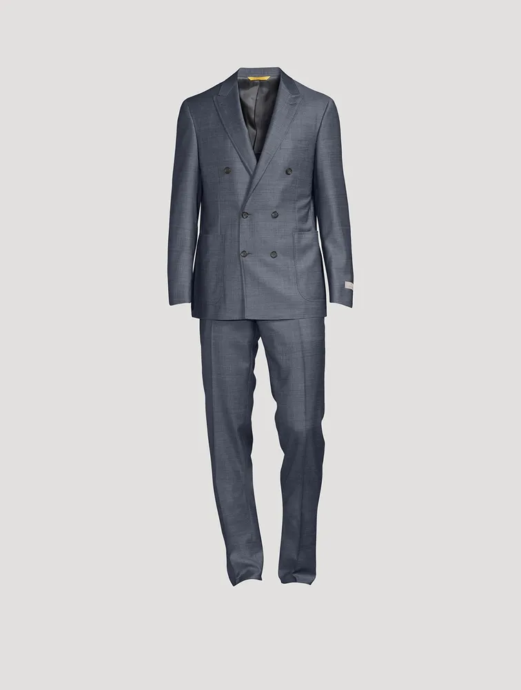 Kei Wool Double-Breasted Suit