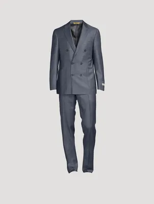 Kei Wool Double-Breasted Suit