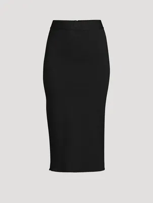 Jersey Pencil Skirt