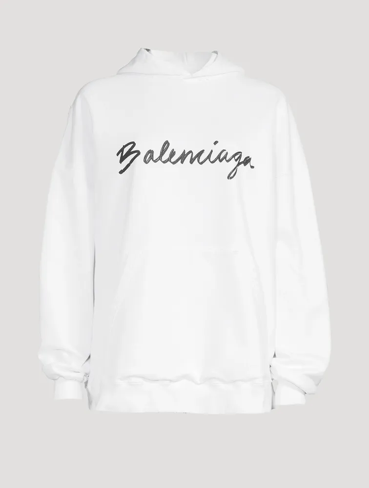 Brush Logo Oversized Hoodie
