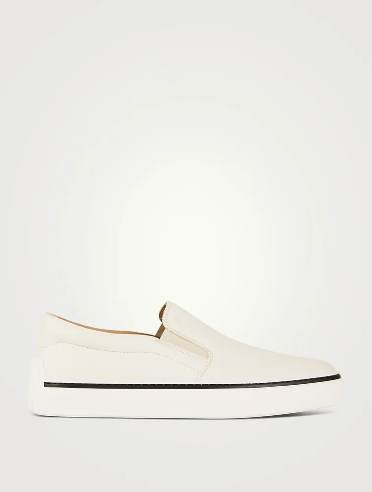 Leather Slip-On Shoes