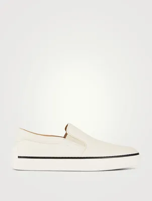 Leather Slip-On Shoes