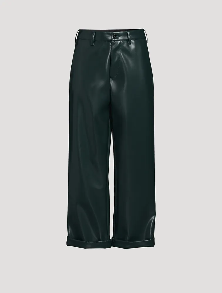 Faux Leather Trousers