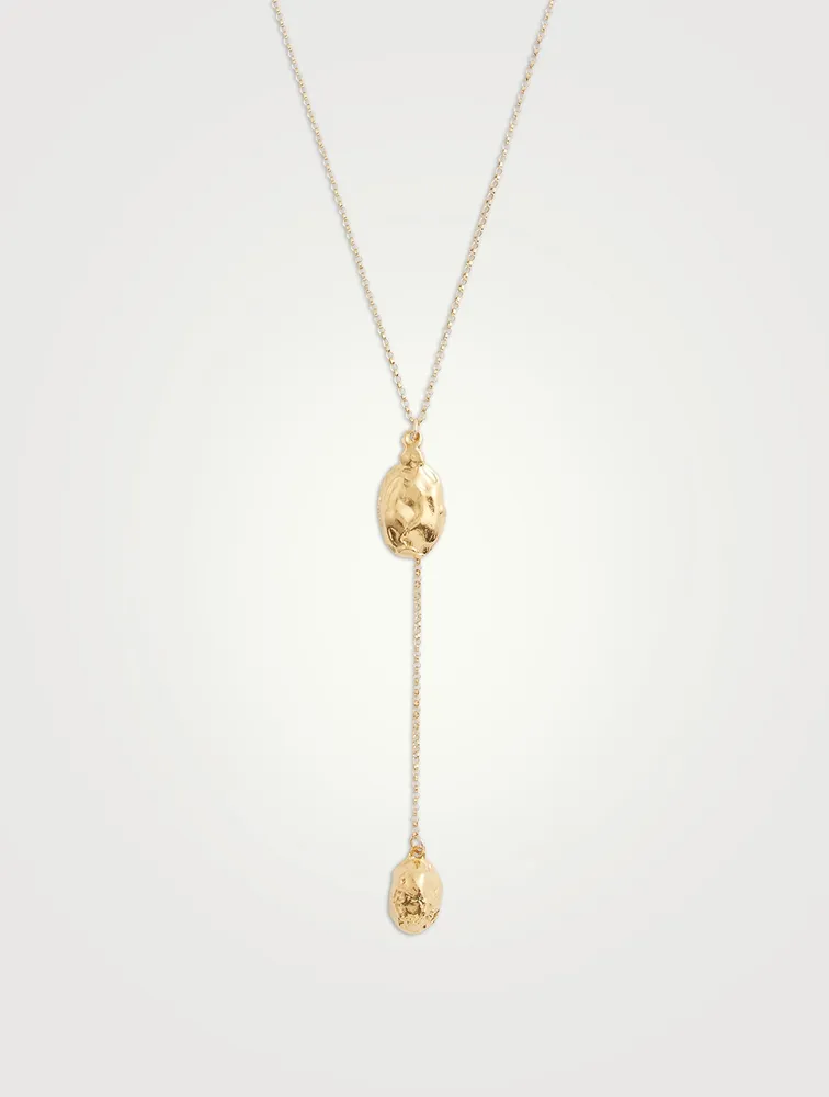 The Lunar Rocks Lariat Necklace