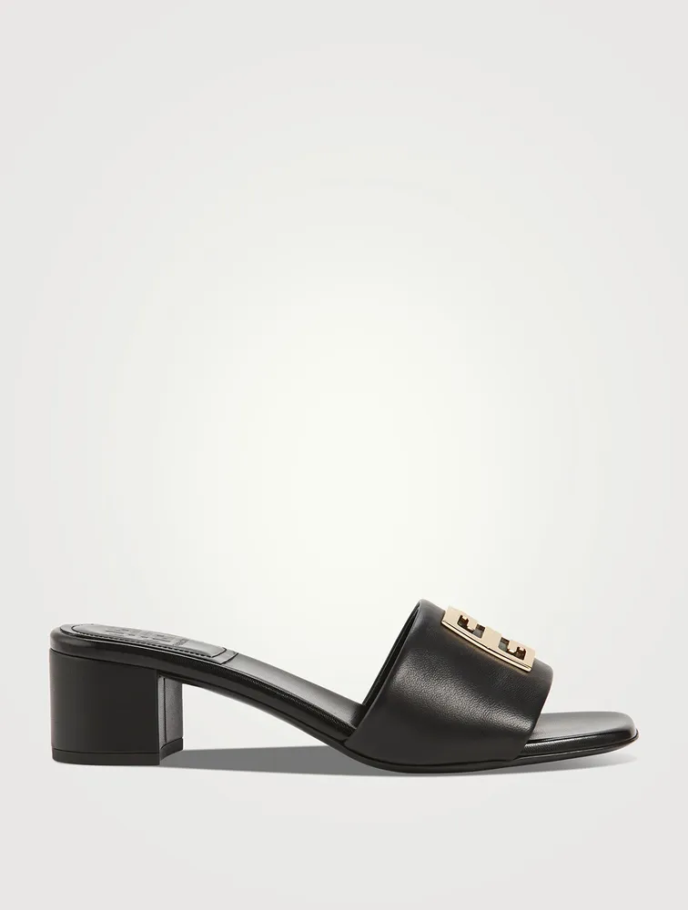 4G Leather Mules