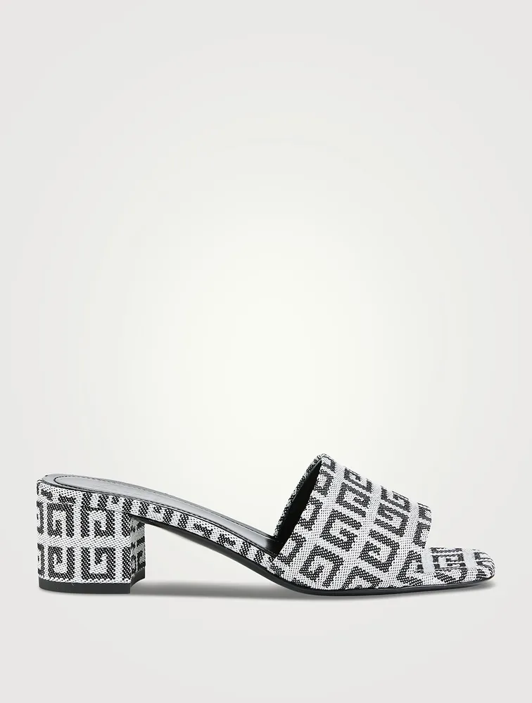4G Jacquard Mules