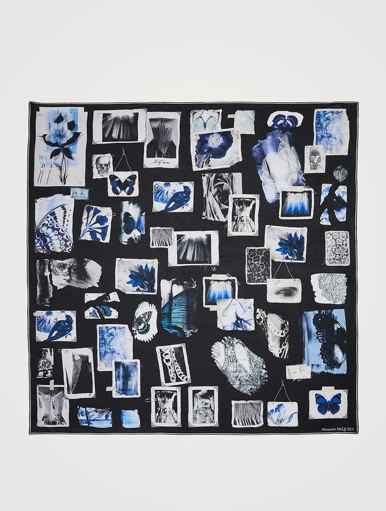 Large Silk McQueen Memories Scarf