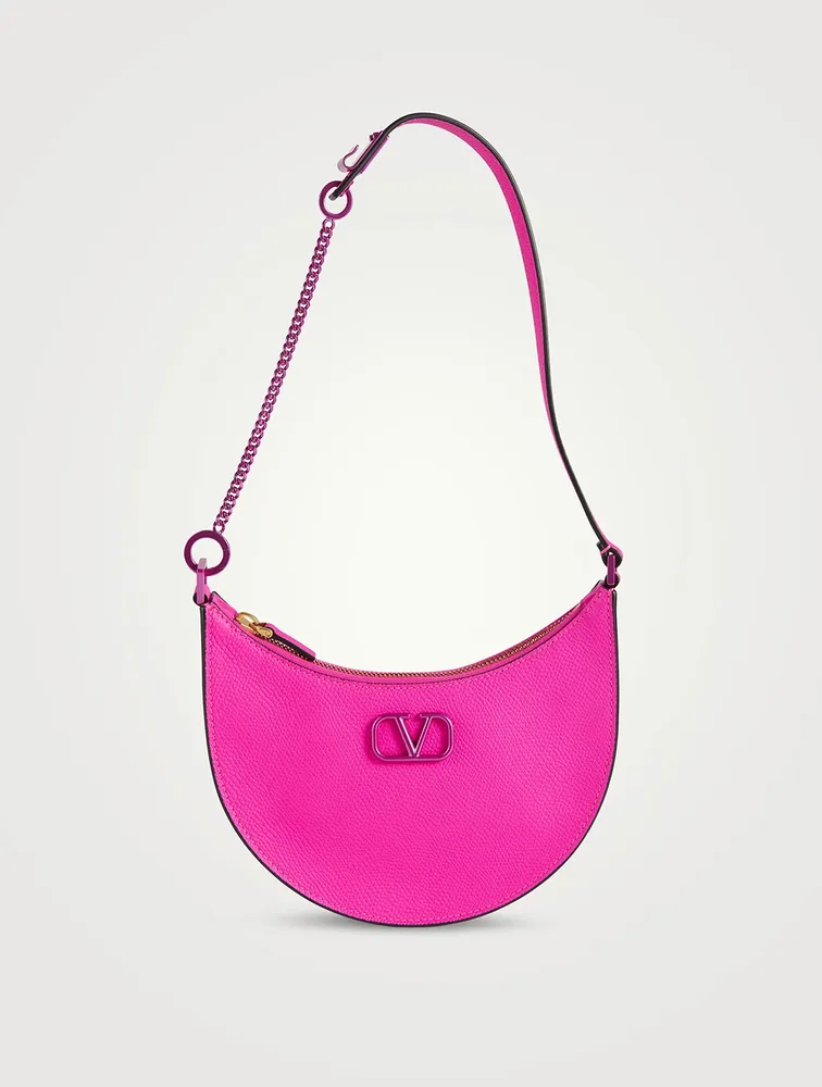 Mini VLOGO Leather Shoulder Bag