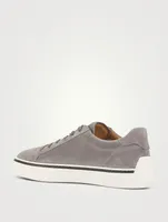 Suede Lace-Up Sneakers