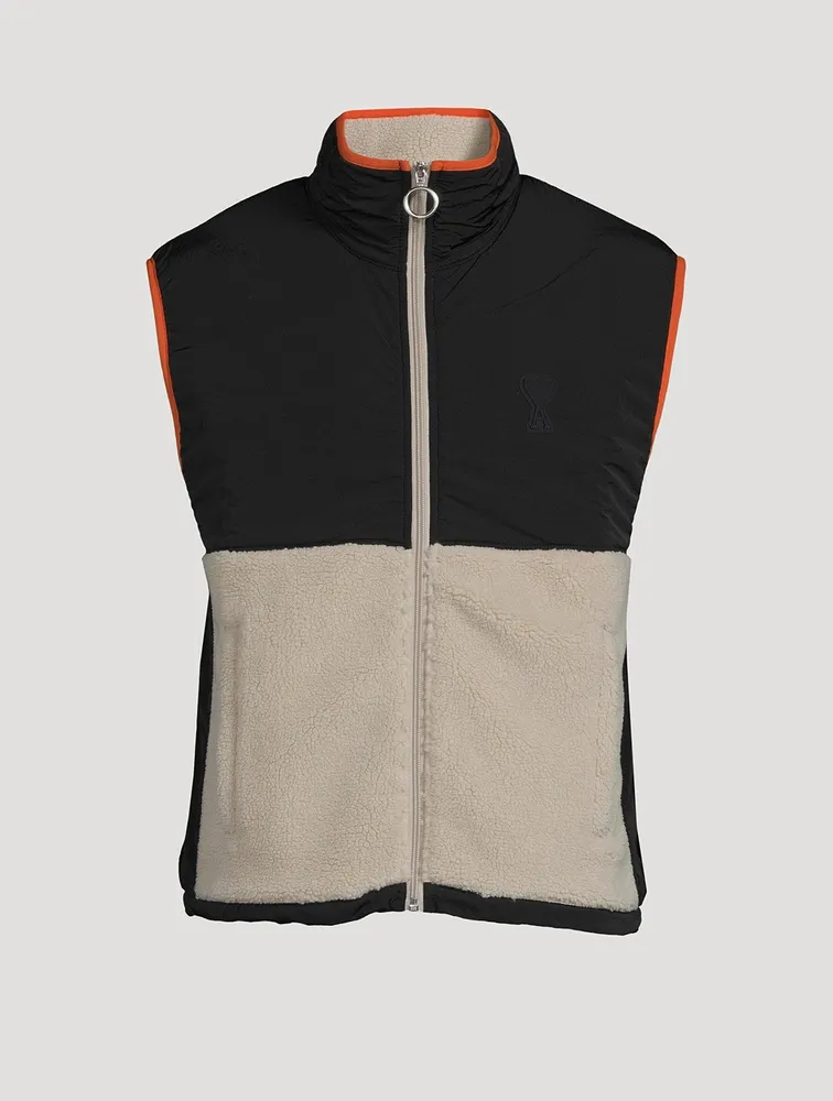 Sherpa Zipped Vest