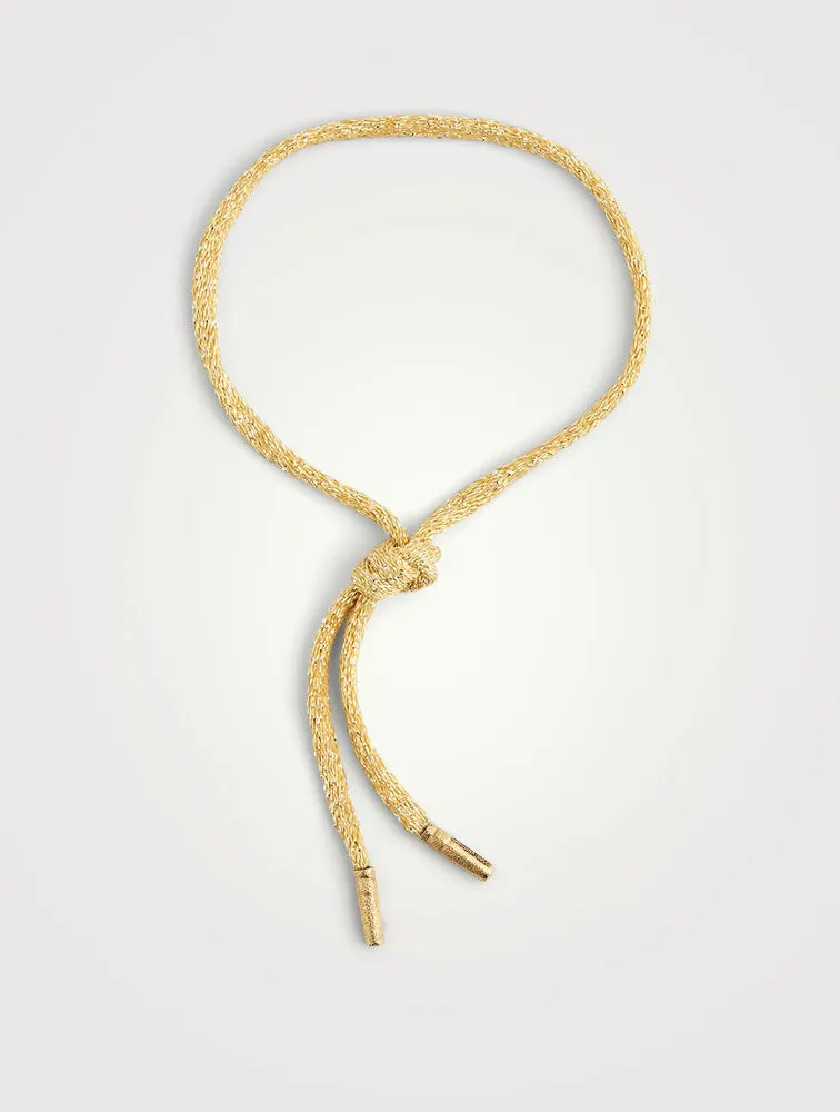 18K Gold Lurex Cord Bracelet