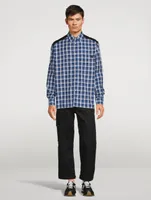 Check Shirt With Fleece Back
