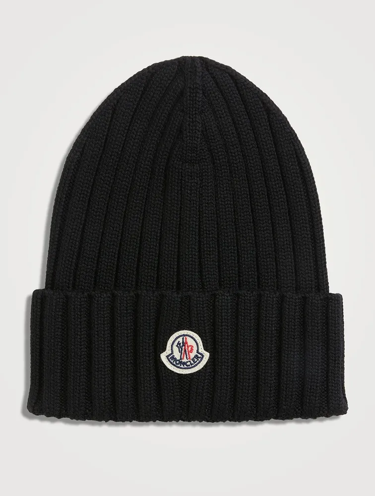 Ribbed Wool Toque With Logo