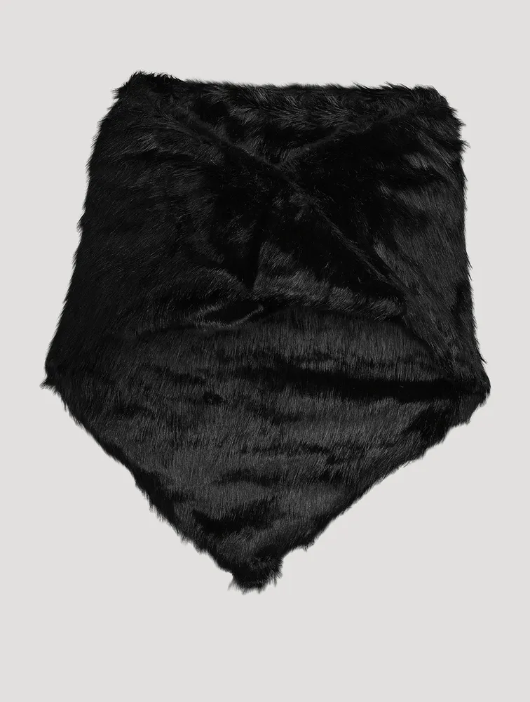 Clover Faux Fur Scarf