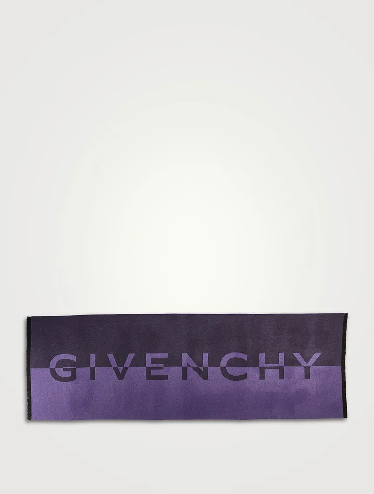 Colourblock Logo Scarf