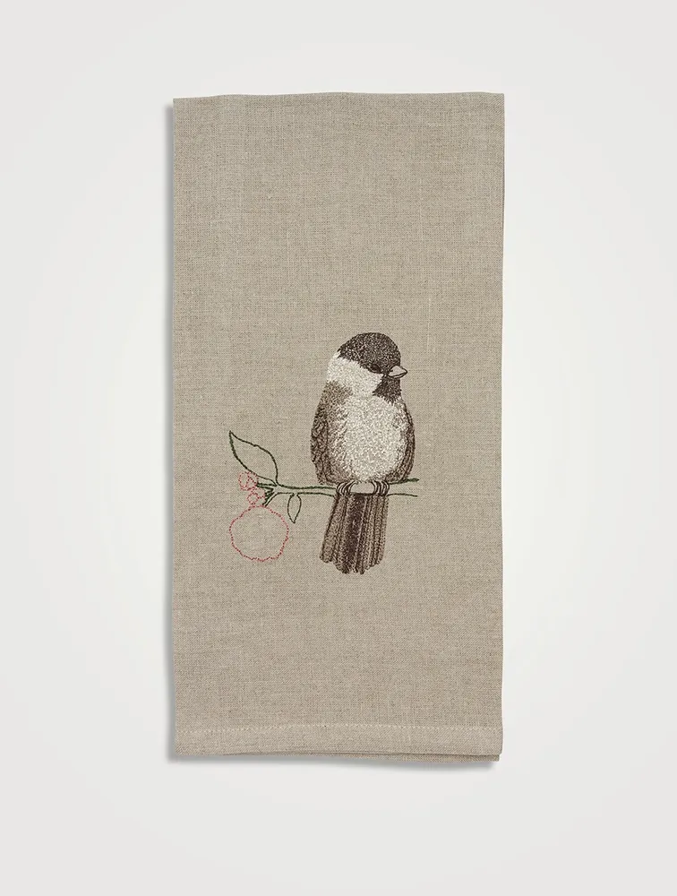 Chickadee Tea Towel