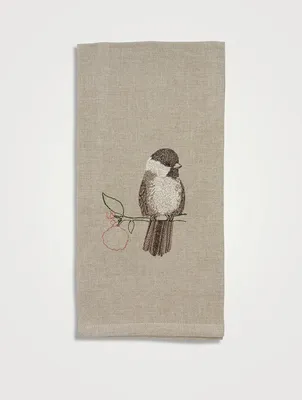 Chickadee Tea Towel