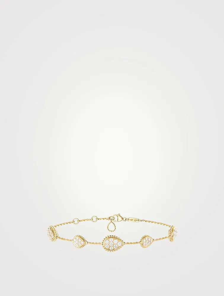 Serpent Bohème 18K Gold Bracelet With Diamonds