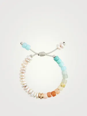 Beaded Bracelet With Pearl