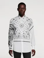Cotton Shirt Bandana Print