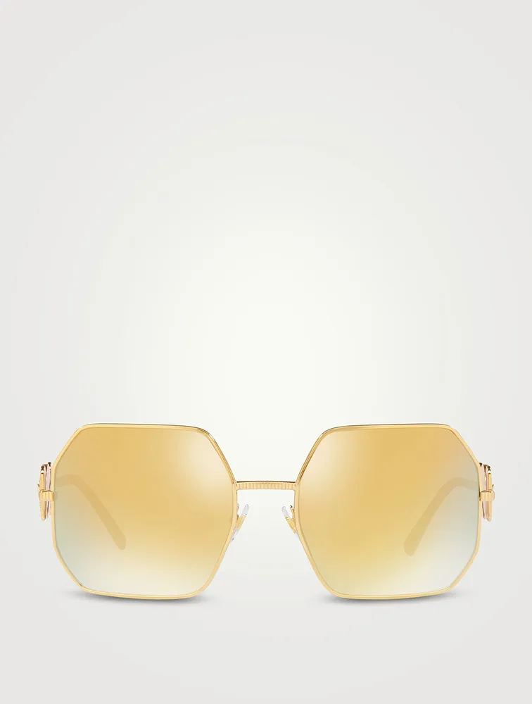 Medusa Biggie Geometric Sunglasses