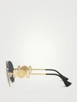 Medusa Biggie Aviator Sunglasses