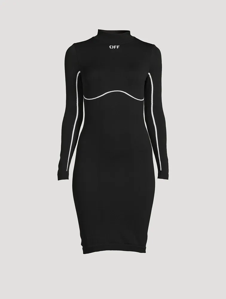 Long-Sleeve Mini Dress