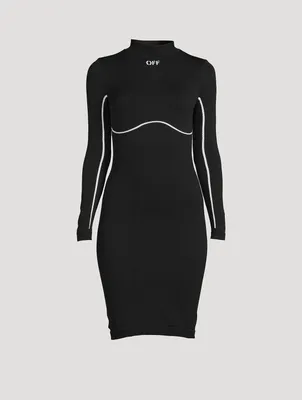 Long-Sleeve Mini Dress