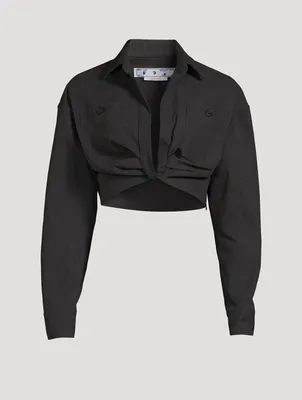 Cropped Cargo Shirt