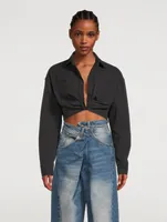 Cropped Cargo Shirt
