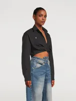 Cropped Cargo Shirt