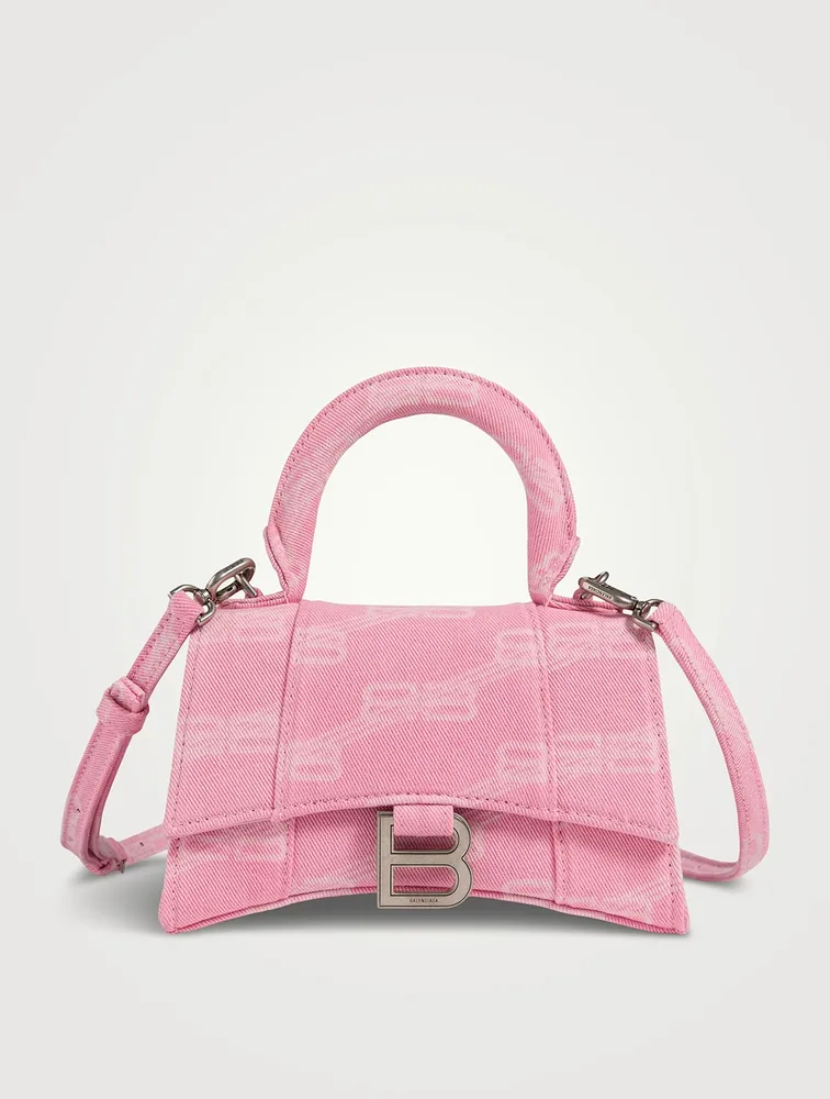 XS Hourglass BB Monogram Canvas Top Handle Bag