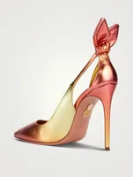 Bow Tie Nappa Leather Pumps