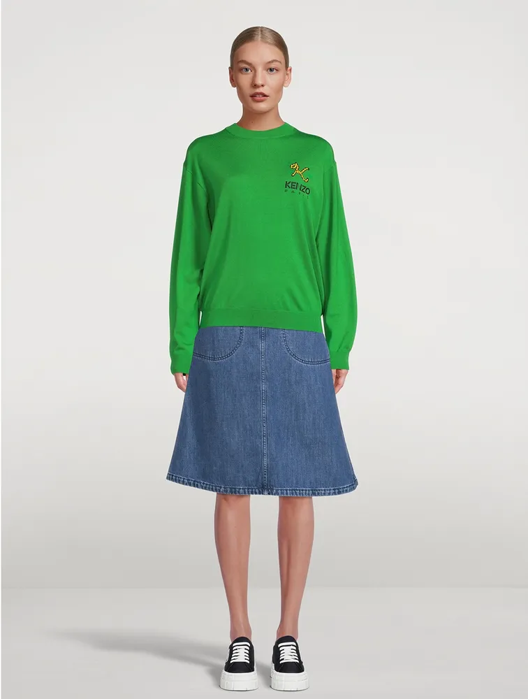 Tiger Tail K Wool Sweater